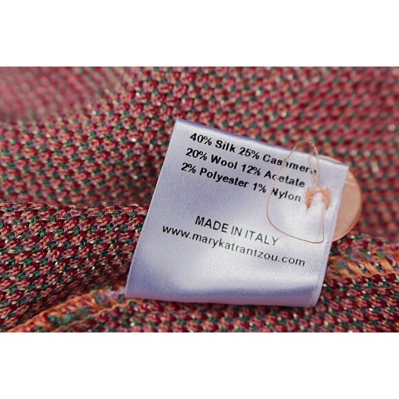 Mary Katrantzou - Button Front Floral Cardigan in a Silk Cashmere Blend, Med - Picture 8 of 12